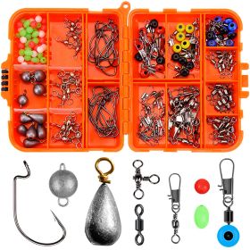 165pcs Fishing Accessories Kit With Box